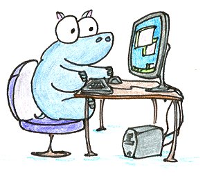 Blue Hippo Computer 25