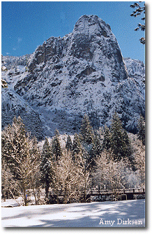 Sentinel Rock in Winter