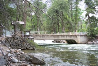 The Happy Isles Gauging Station Bridge