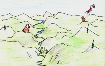 Glacial Geologic formation of Yosemite Valley in Yosemite National Park