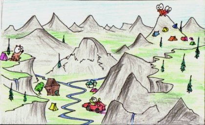 Glacial Geologic formation of Yosemite Valley in Yosemite National Park